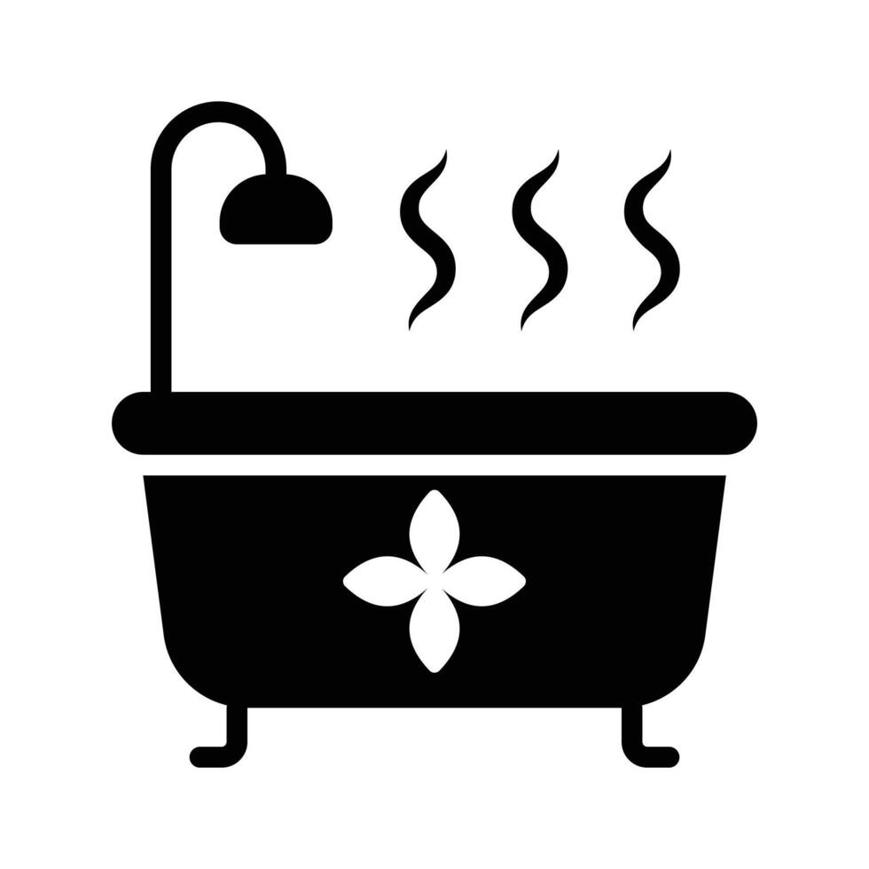 Get this creative icon of aroma bath in modern style.. vector
