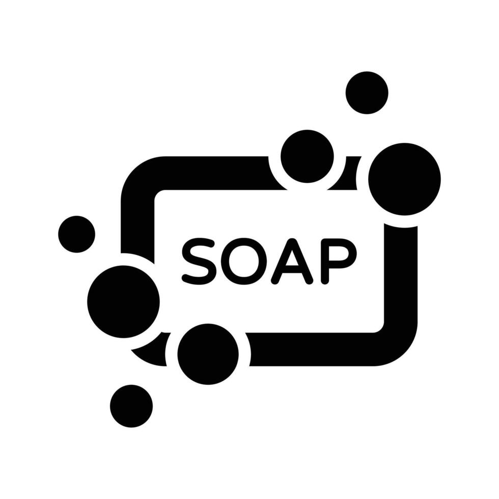 Take a look at this amazing icon of soap in modern design style.. vector