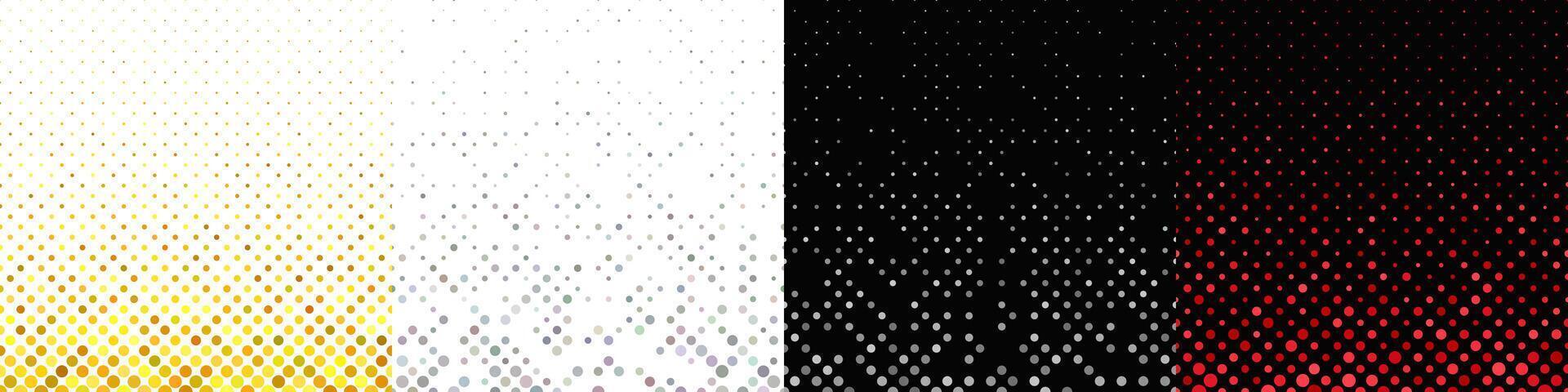 Abstract geometrical dot pattern set vector