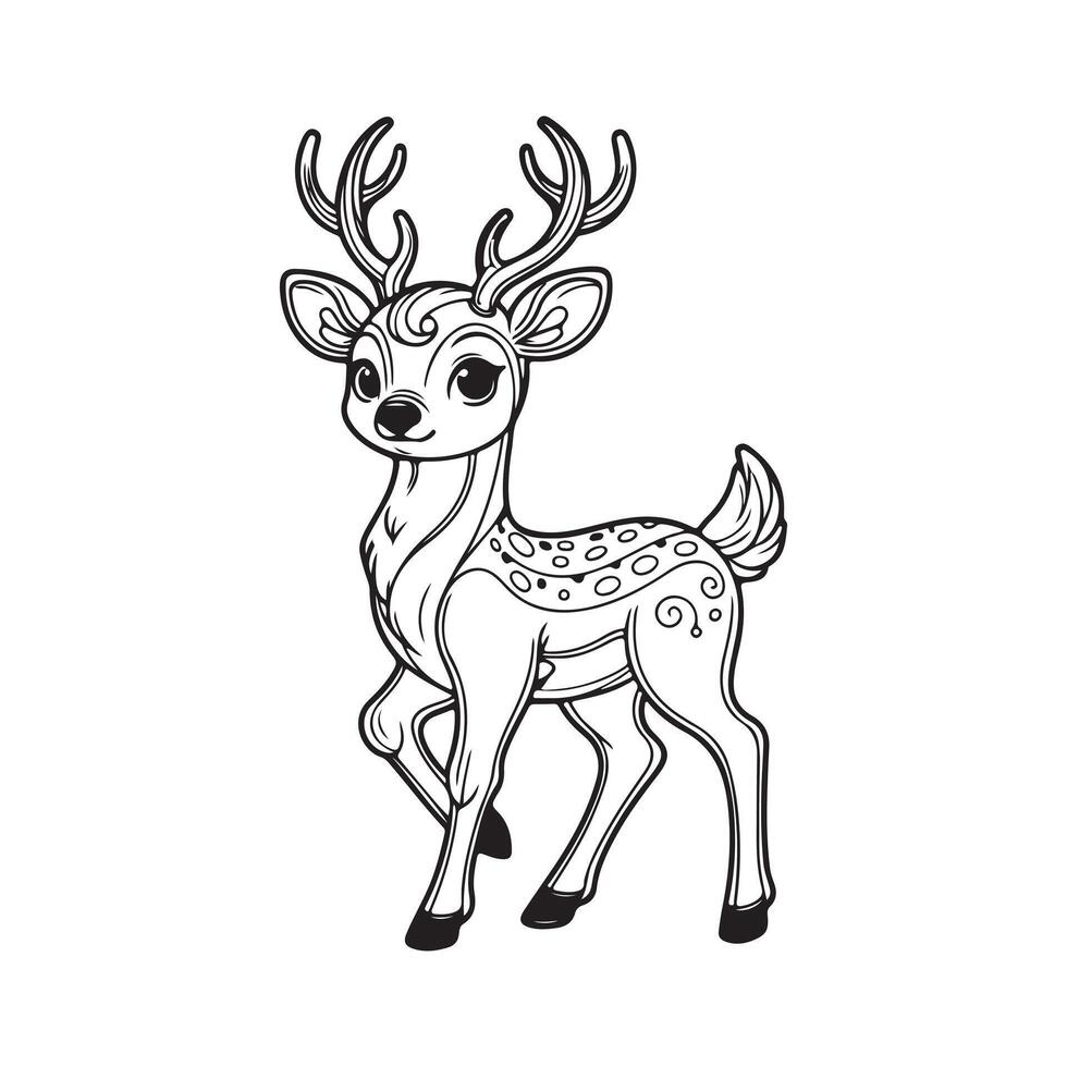 Premium Deer Line Art Vectors for Digital Marketing and Advertising