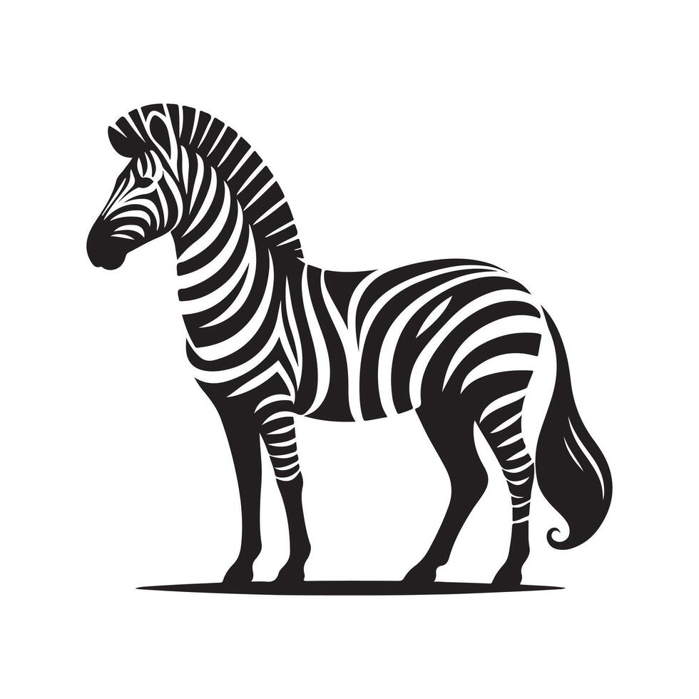 Download Custom Zebra Silhouette Vectors for Unique Graphic Designs