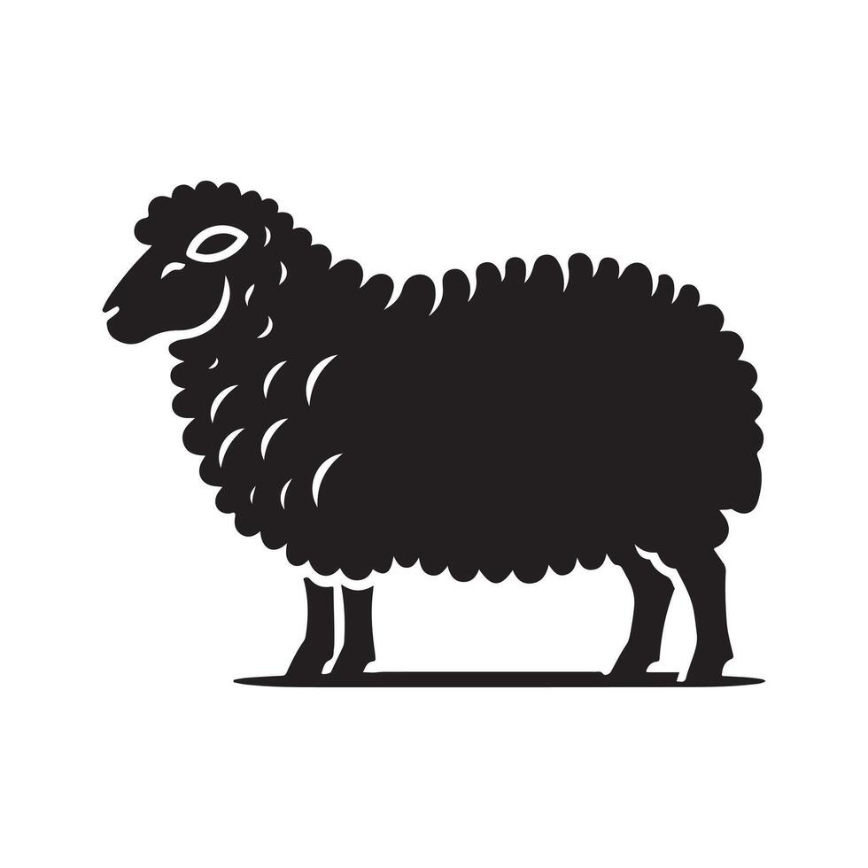 Sheep Silhouette Vectors for Illustrations, Logos, and Custom Graphics