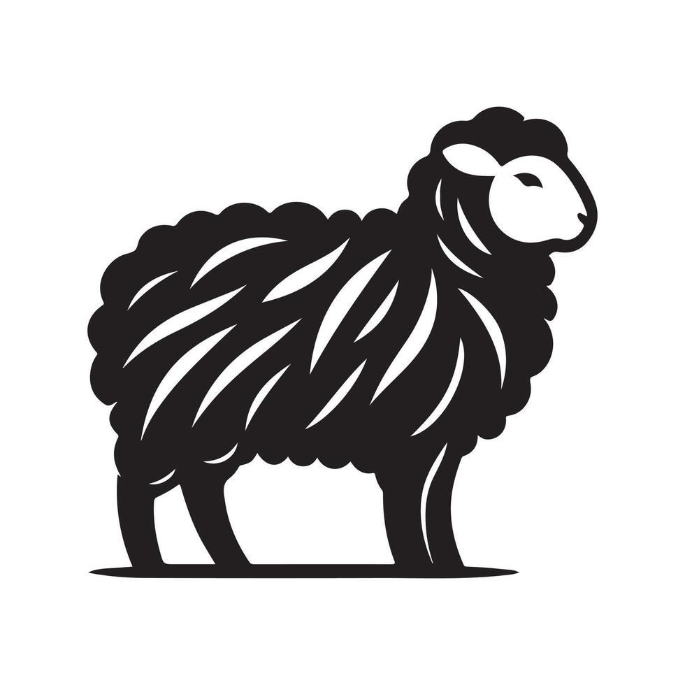 Sheep Silhouette Vectors for Eco-Conscious and Farm-Themed Designs