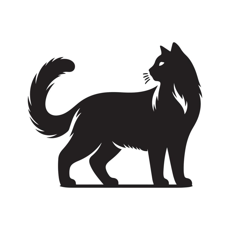 High-Resolution Cat Silhouette Vectors for Logo and Icon Design