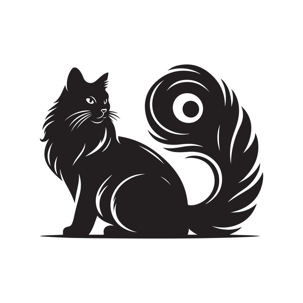 Creative Cat Silhouette Vectors for Digital Art Projects and Animation