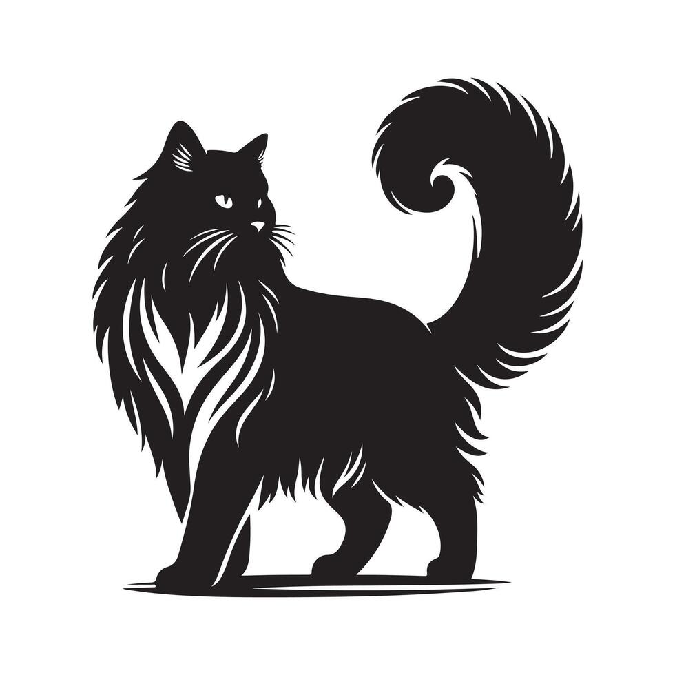 Cat Silhouette Vectors for Print on Demand and Merchandise