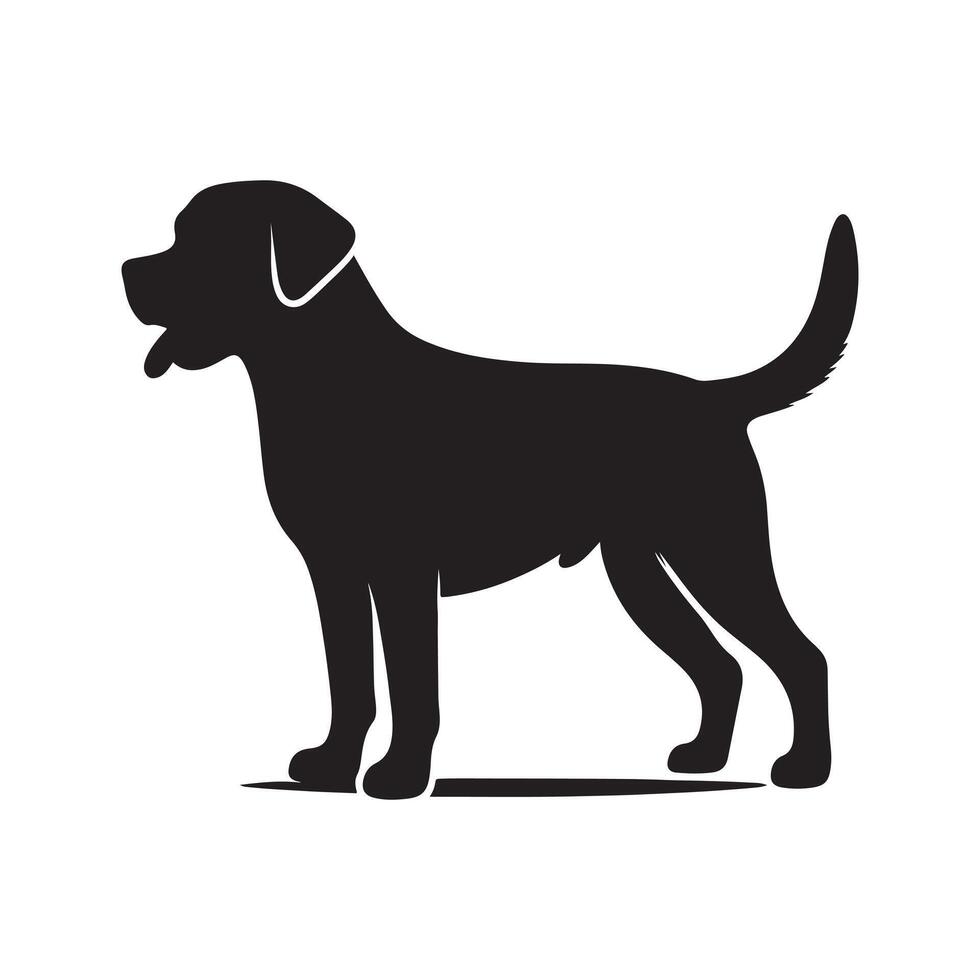 Modern Dog Silhouette Vectors for Professional Graphic Projects