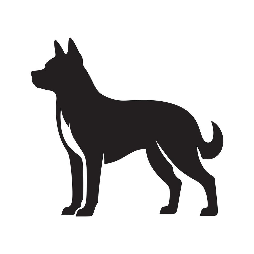 Dog Silhouette Vectors for Pet Lover Merchandise and Apparel