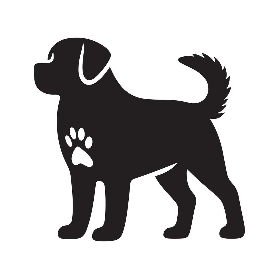 Dog Silhouette Vectors for Custom Dog-Themed Invitations and Prints