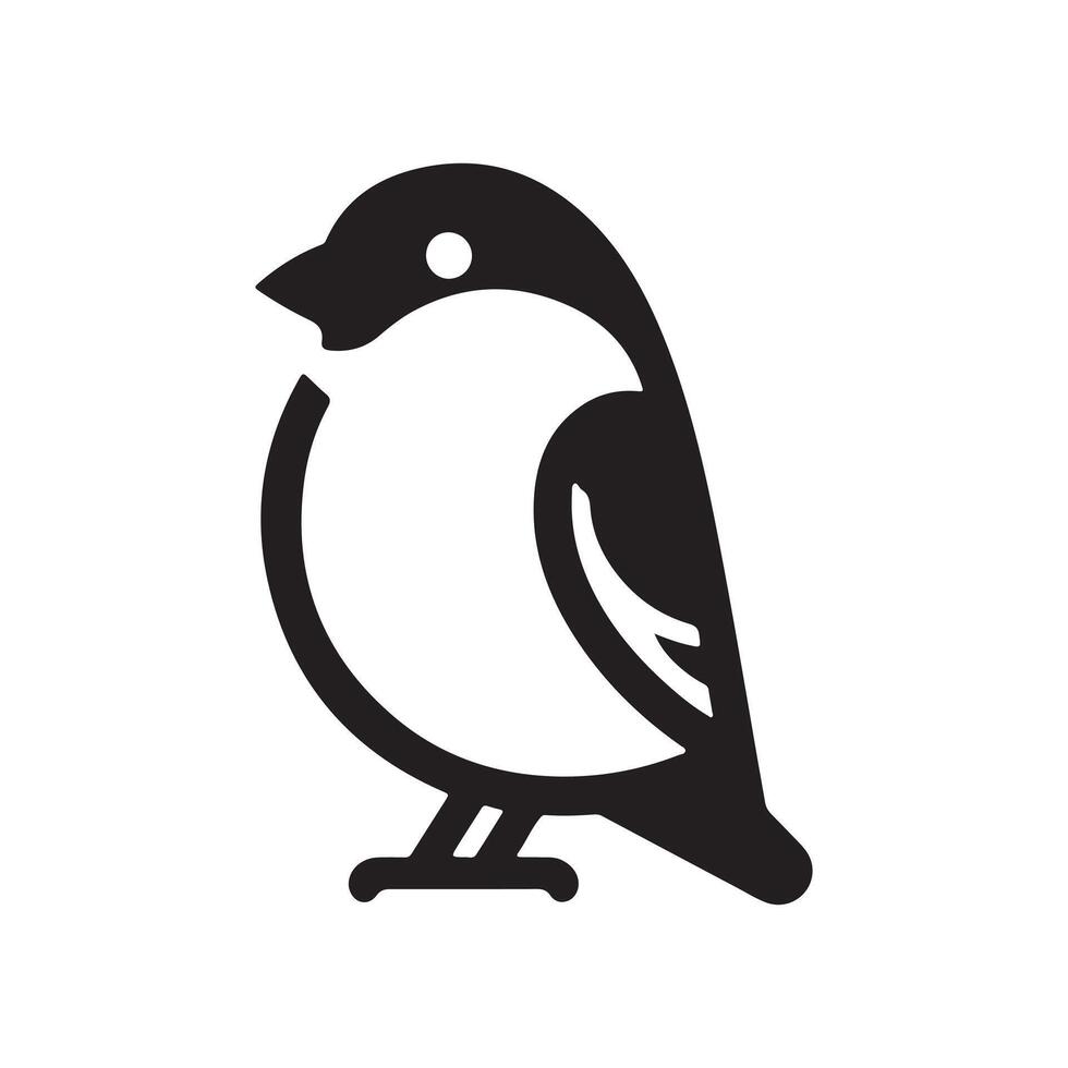 Premium Bullfinch Silhouette Vectors for Print and Web Graphics