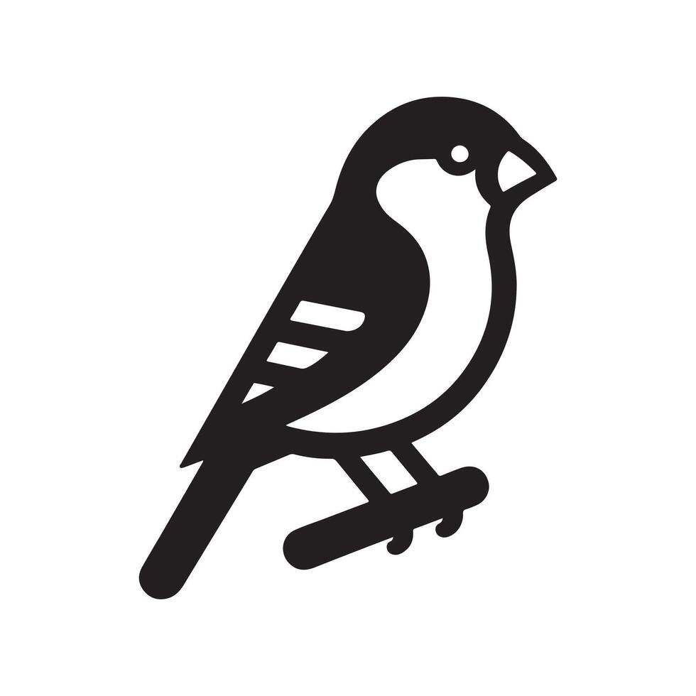 Bullfinch Silhouette Vectors Art for Rustic and Modern Design Needs