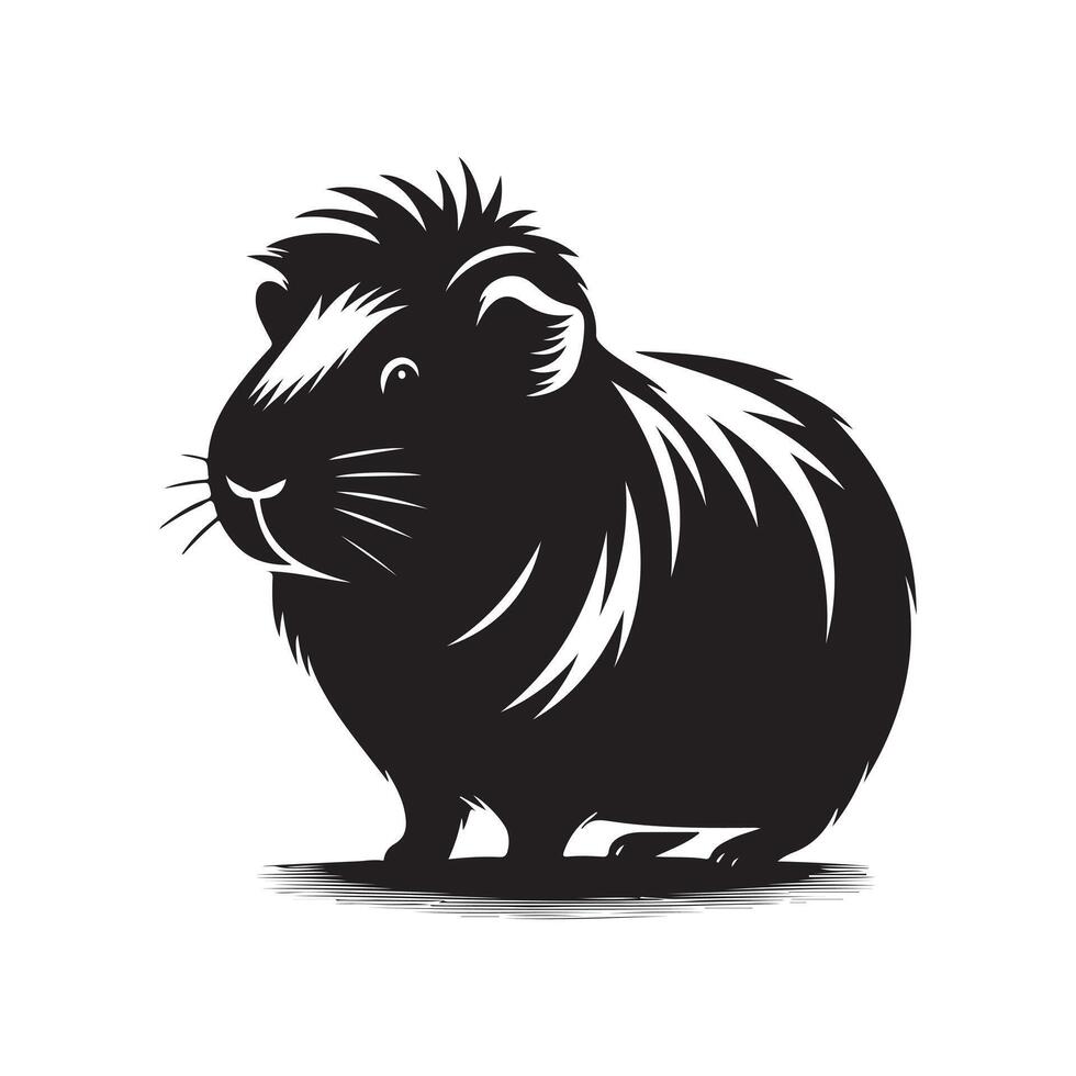Guinea Pig Silhouette Vectors for Digital and Print Branding