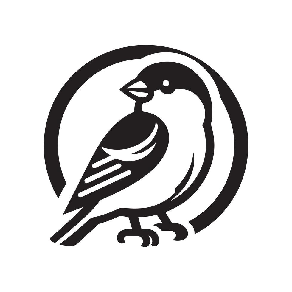 Bullfinch Silhouette Vectors Pack for Nature-Inspired Wedding Designs