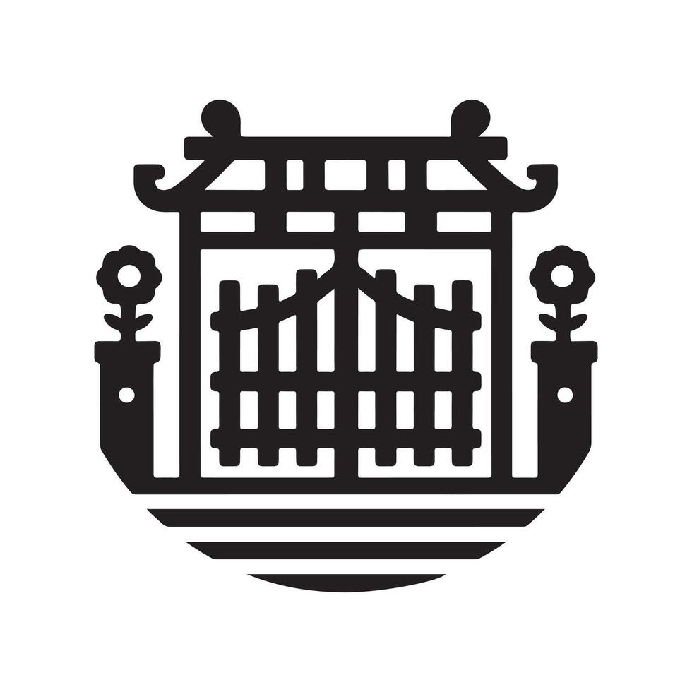 Sliding Gate Silhouette Vectors for Urban, Industrial, and Commercial Projects