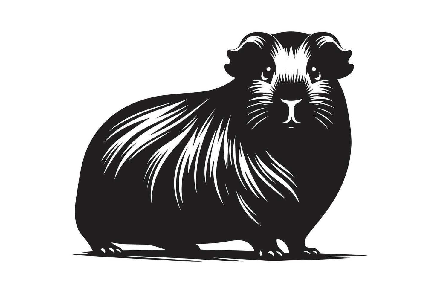 Download Guinea Pig Silhouette Vectors for Custom Illustrations and Prints