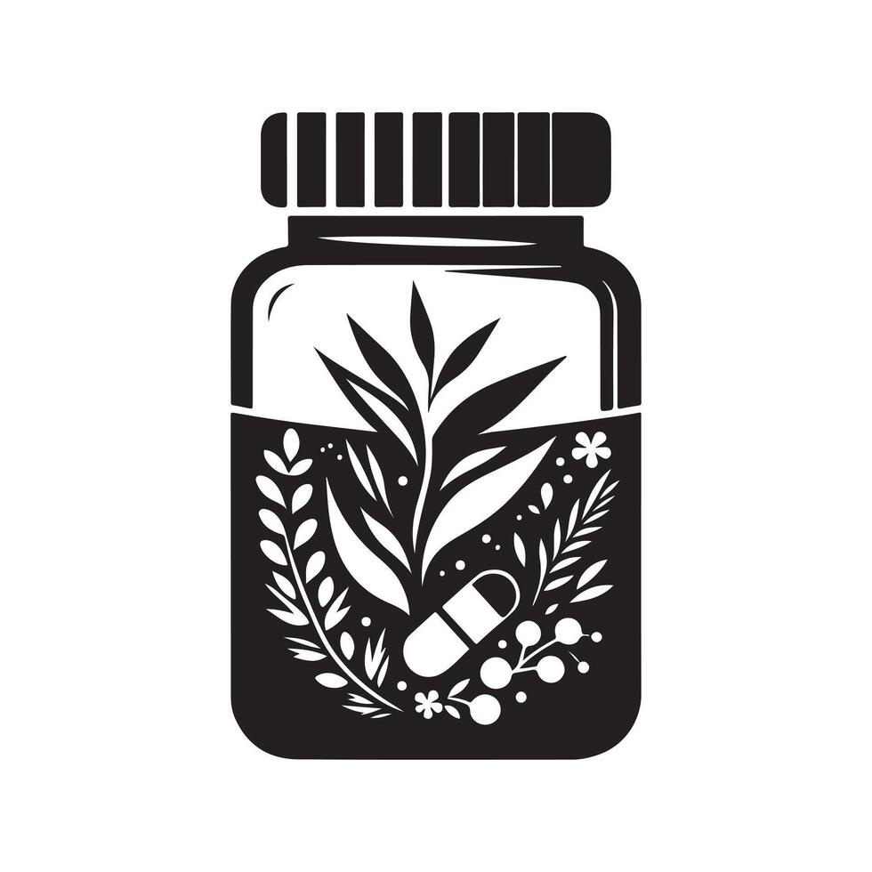 Medical-Themed Medicine Icon Silhouette Vectors for Graphic Design Projects