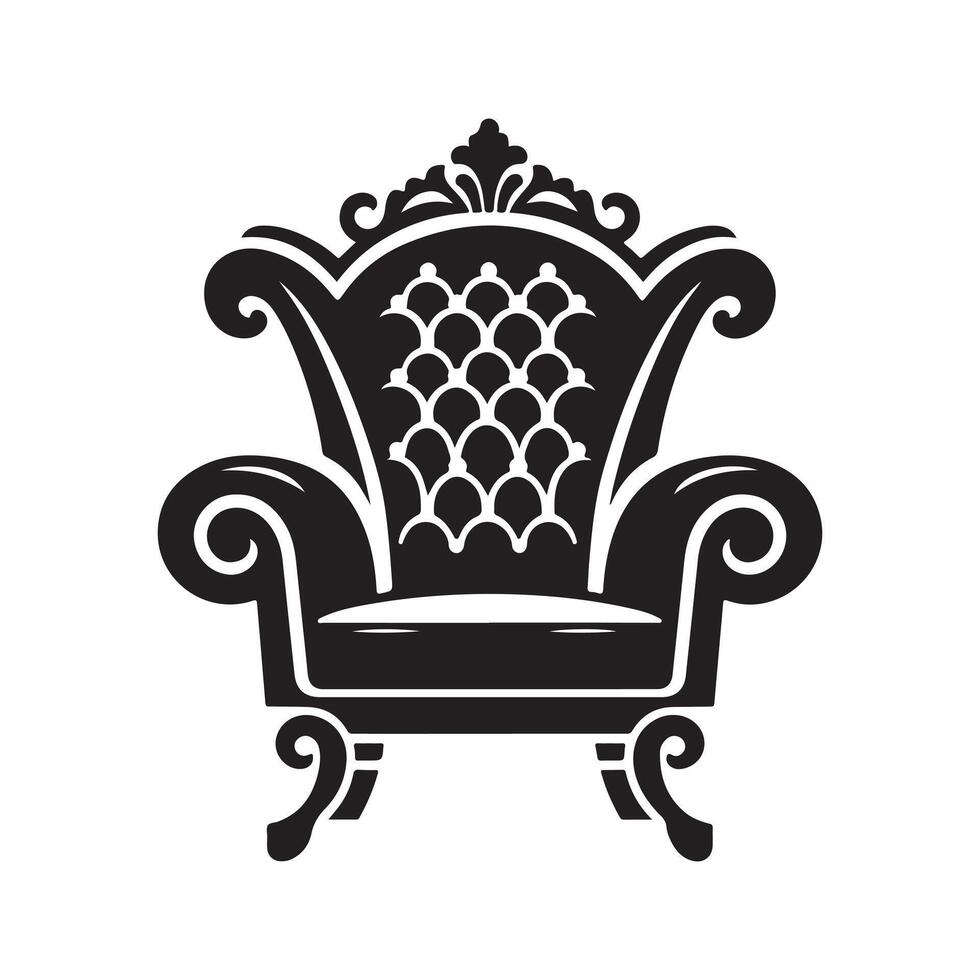 Download Club Chair Silhouette Vectors for Professional Interior Design