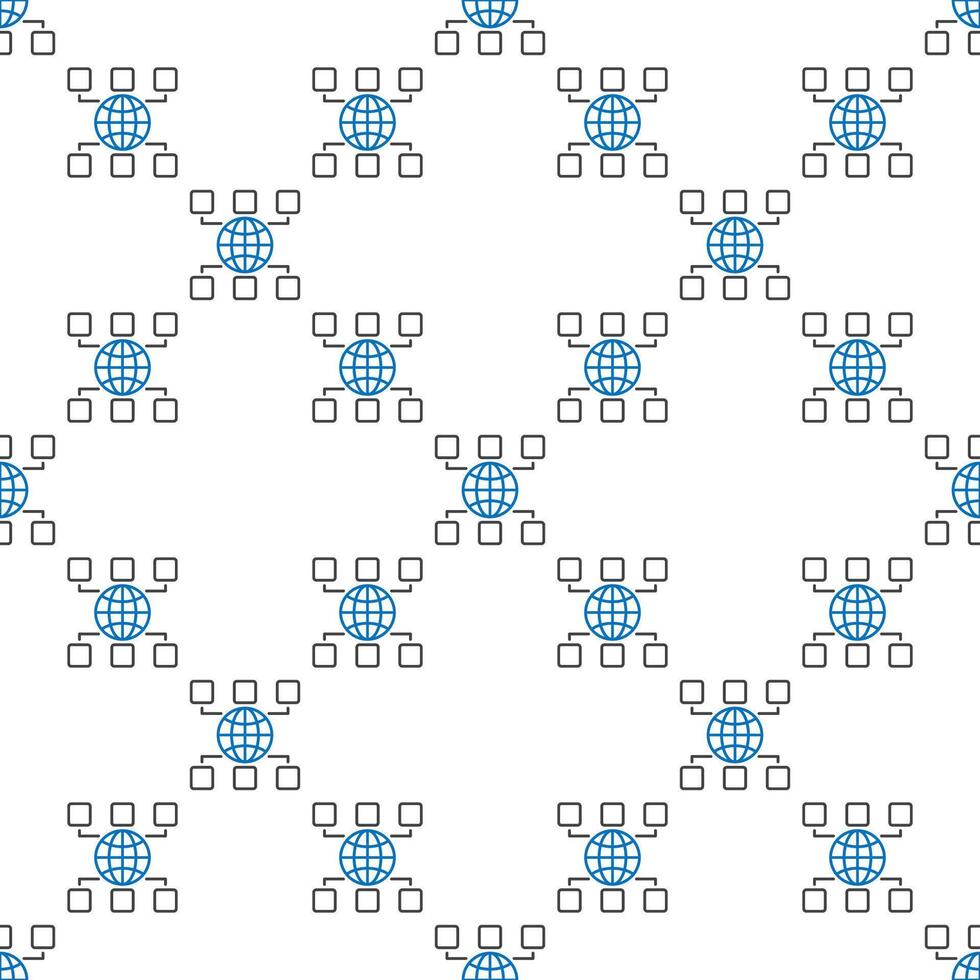 International Relations Global Management linear seamless pattern vector