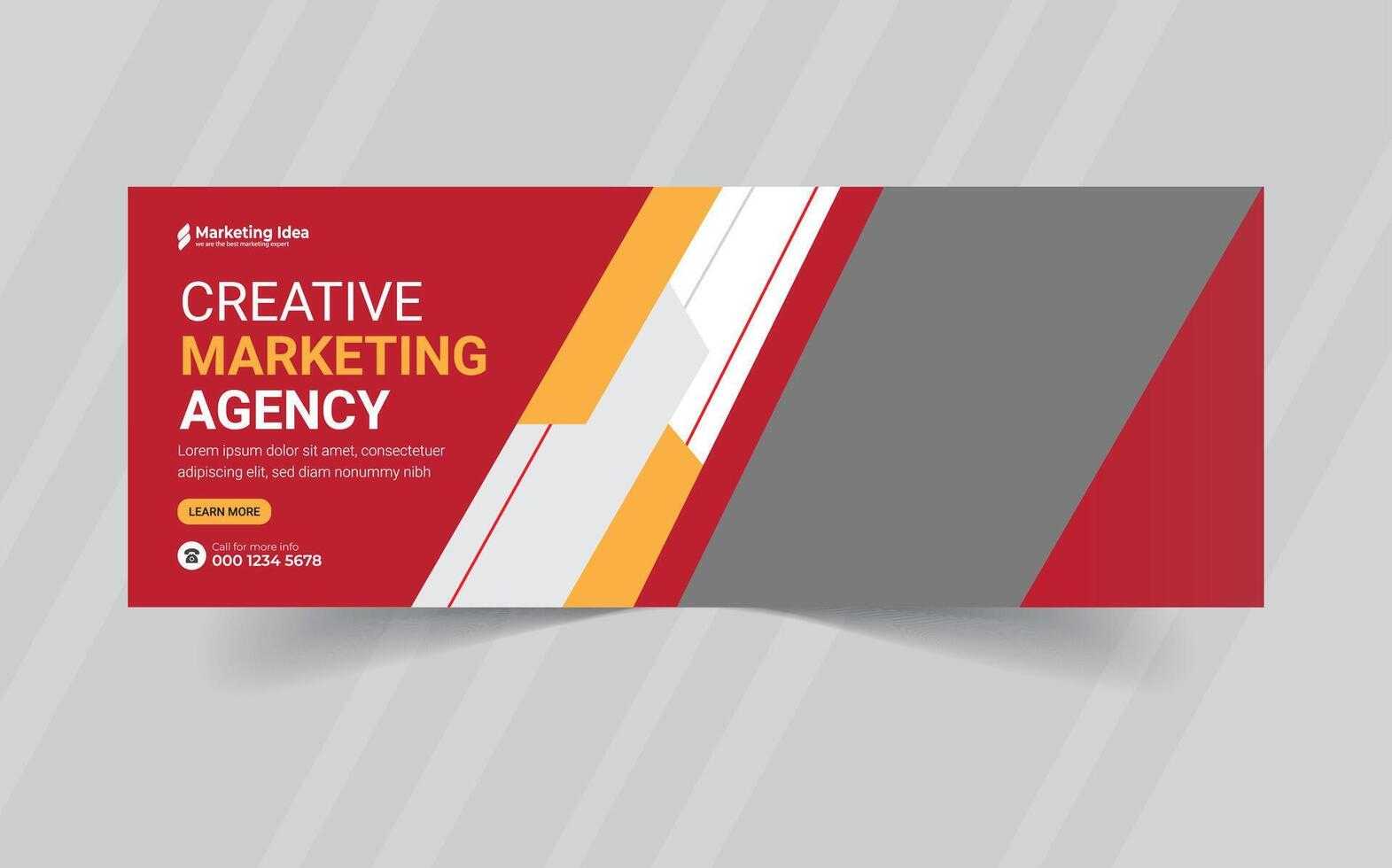 Corporate Marketing Banner Template vector