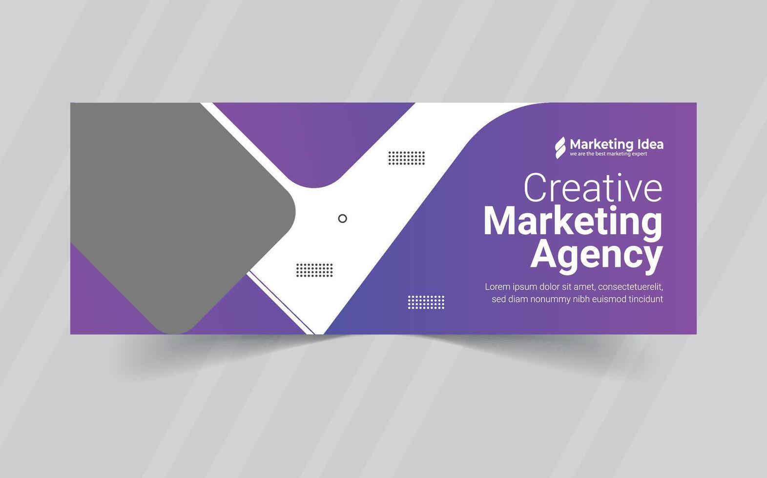 Corporate Social Media Web Banner Template vector