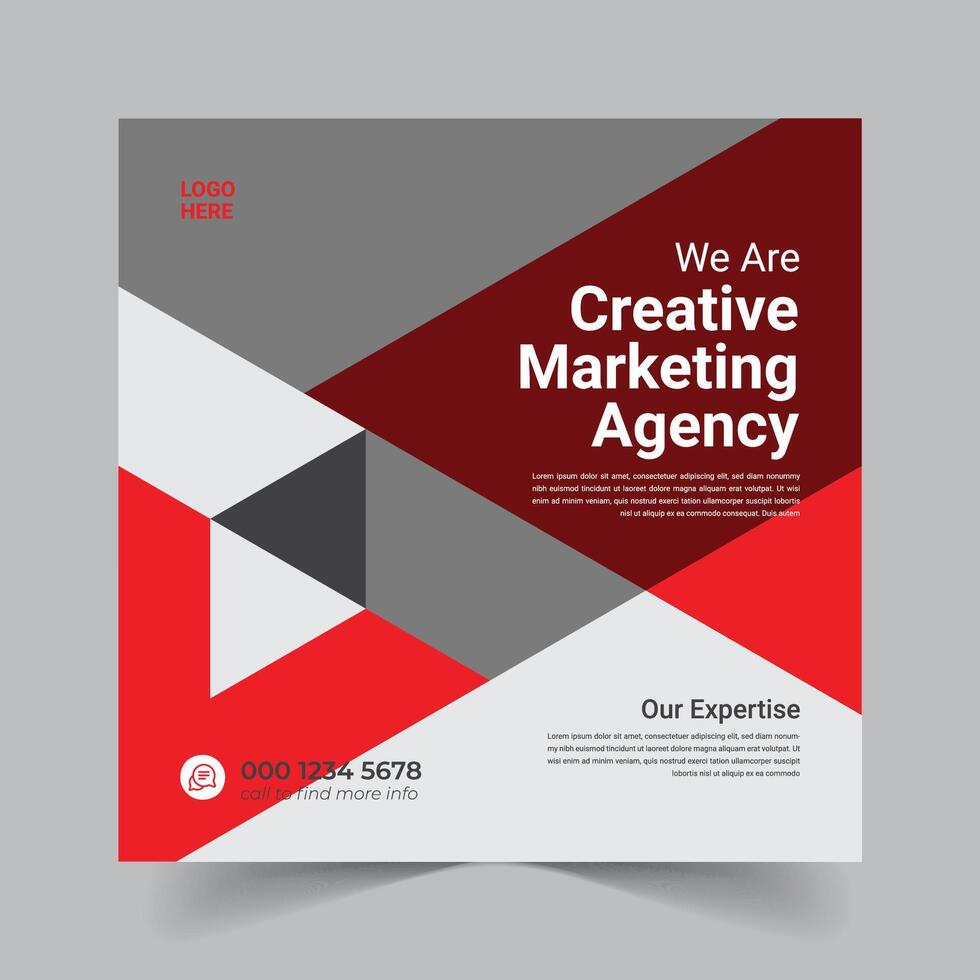 High-Quality Corporate Social Media Posts vector