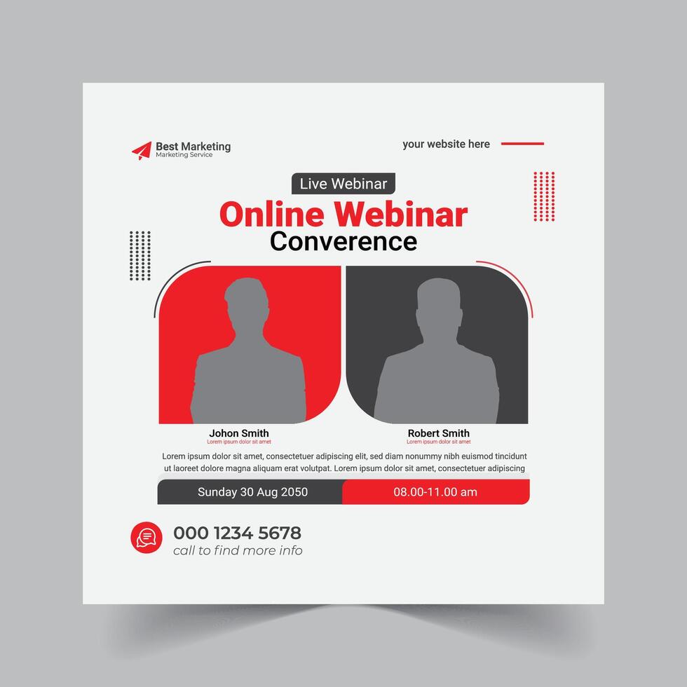 Free Digital Marketing Agency Social Media Banner Template vector