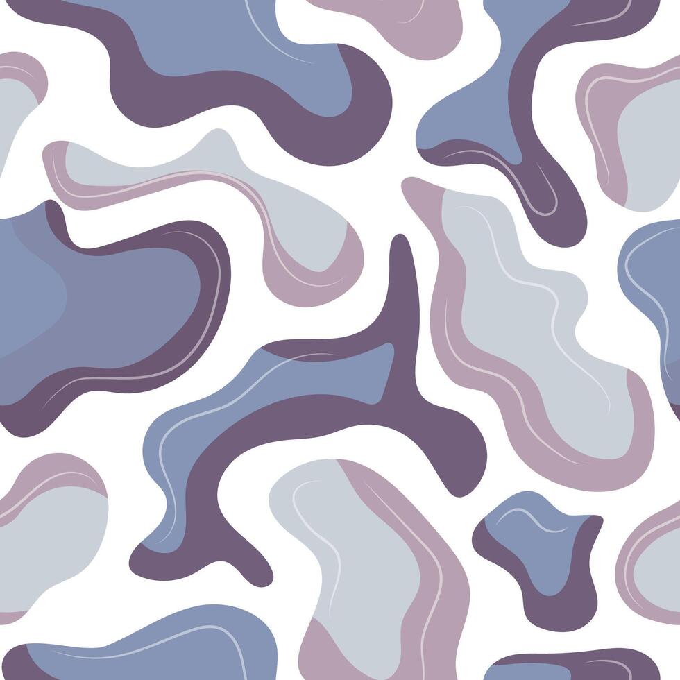 seamless pattern of blue spots of different sizes from different shades of blue placed randomly, for holiday patterns or posters vector