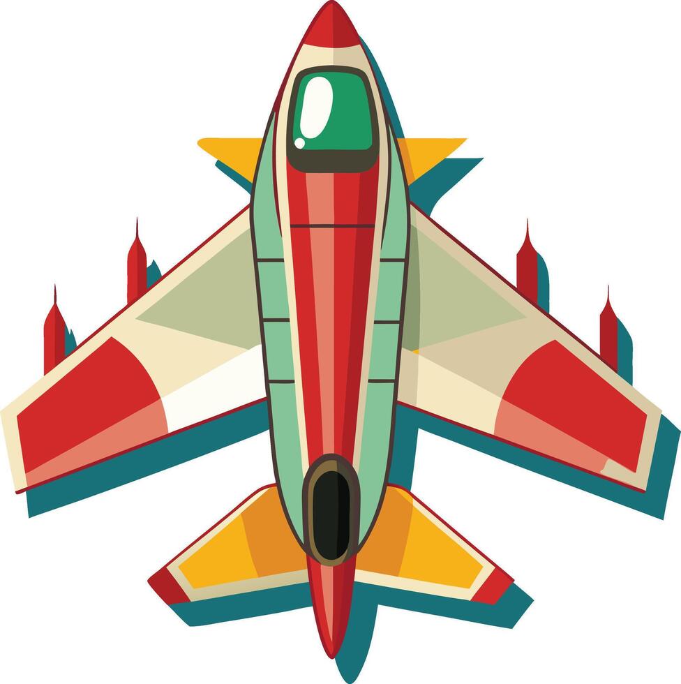 This is a plane ,fighter plane vector