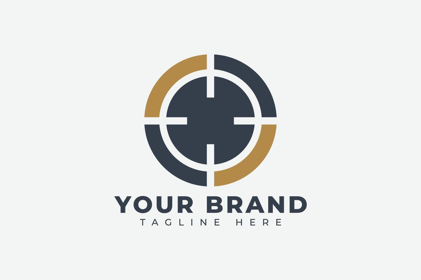 Circle Target Sign Logo Design Element vector