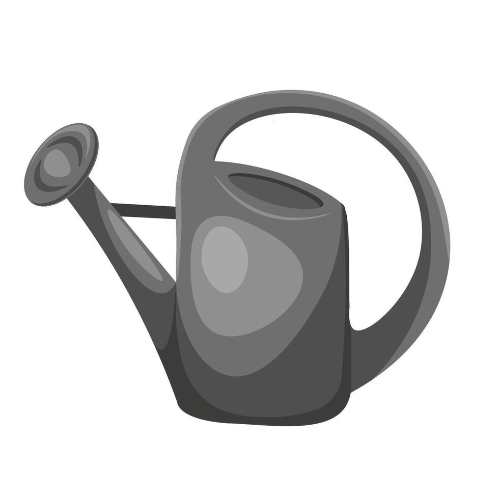 Watering can. Gardening tool. Isolated illustration vector
