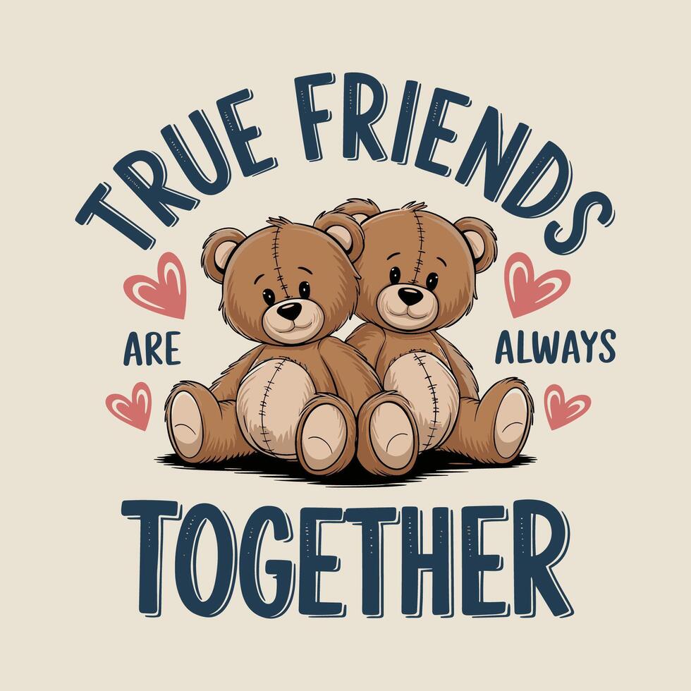 a Teddy Bears Illustration vector