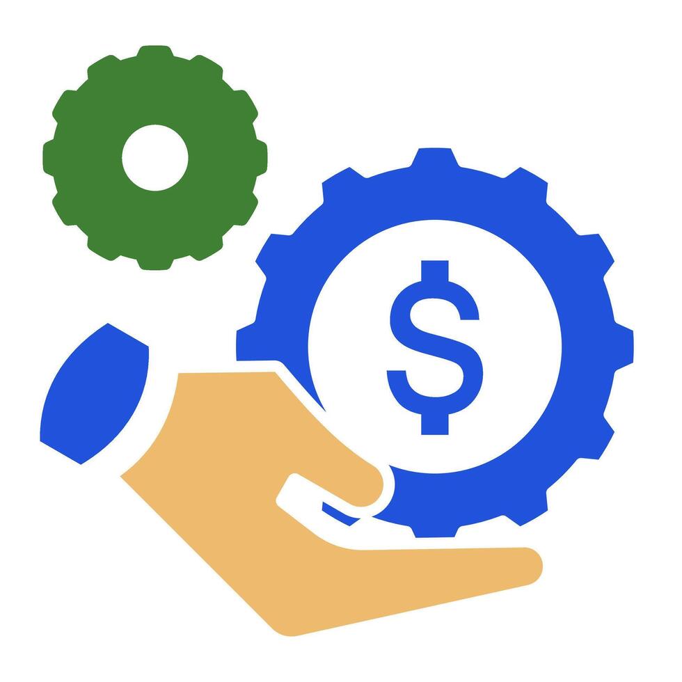 Financial management Icon. Personal finance icon. Flat icon style vector