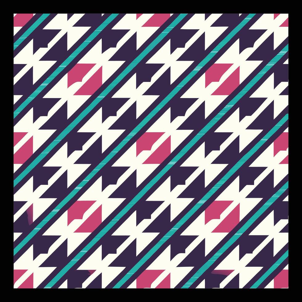 Seamless geometric pattern. Repeating sample figure and line. Cloth design, wallpaper. vector