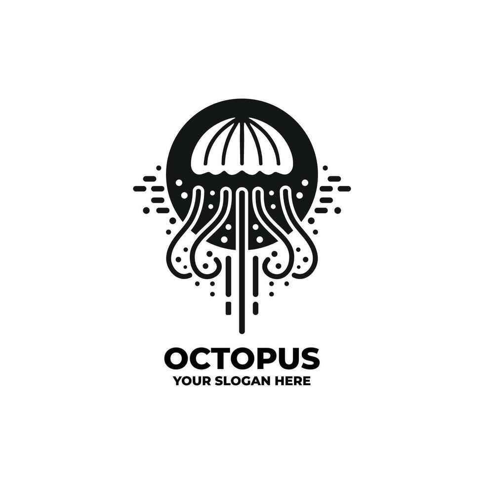 Modern Octopus Logo Concepts vector
