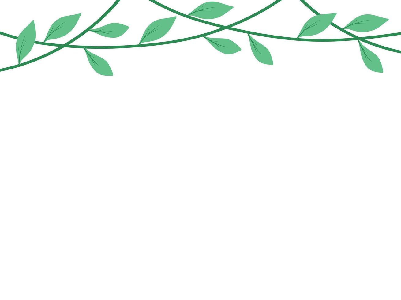 Climbing Leaves Plant Background Illustration vector