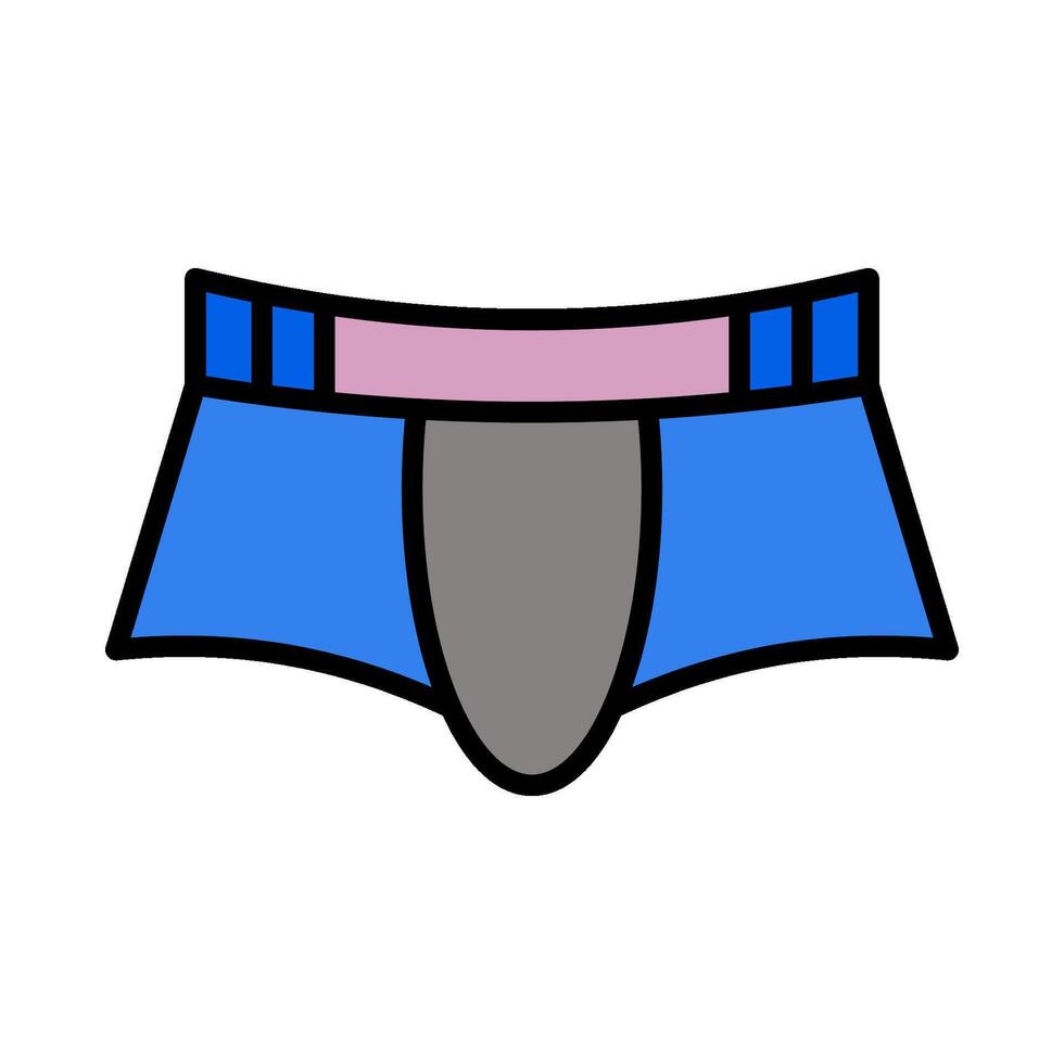 brief underwear top icon vector