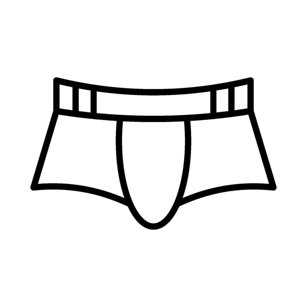 brief underwear icon template vector