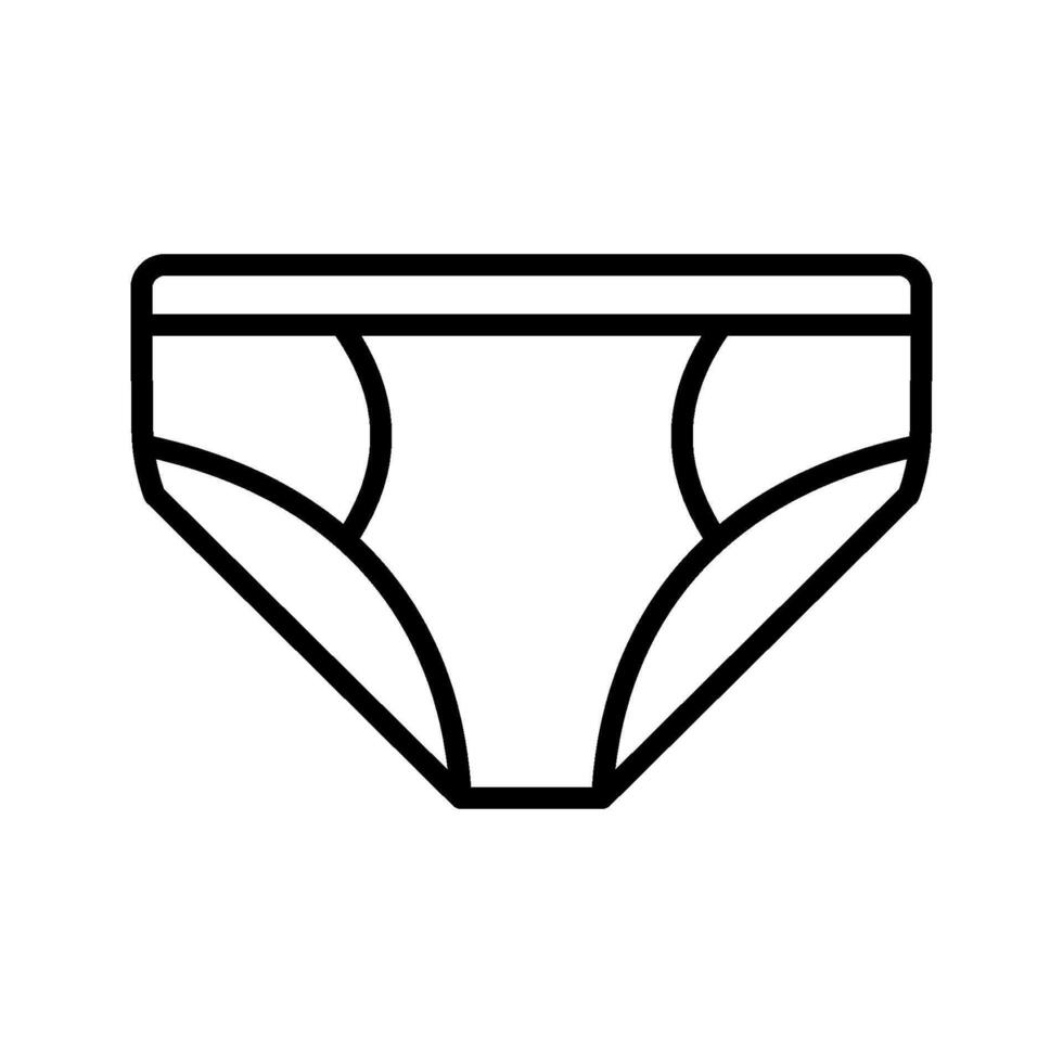 brief underwear icon design vector