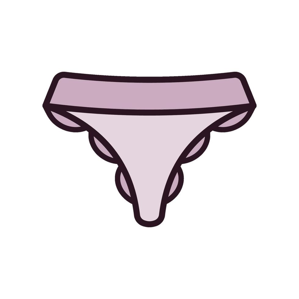 panties underwear icon design template vector