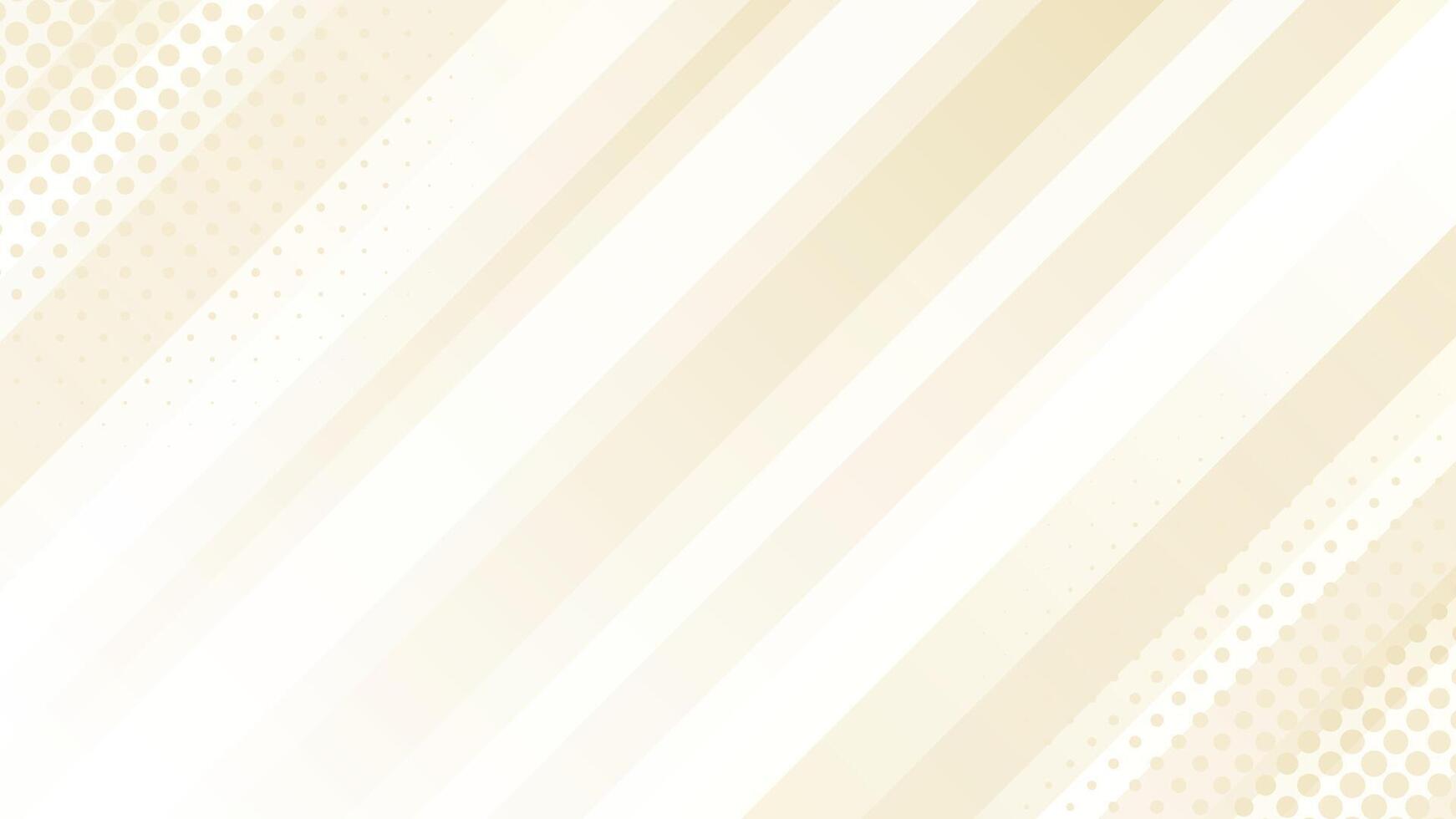 Beige abstract dynamic background with halftones. Gradient texture with smooth stripes. Modern wallpaper vector