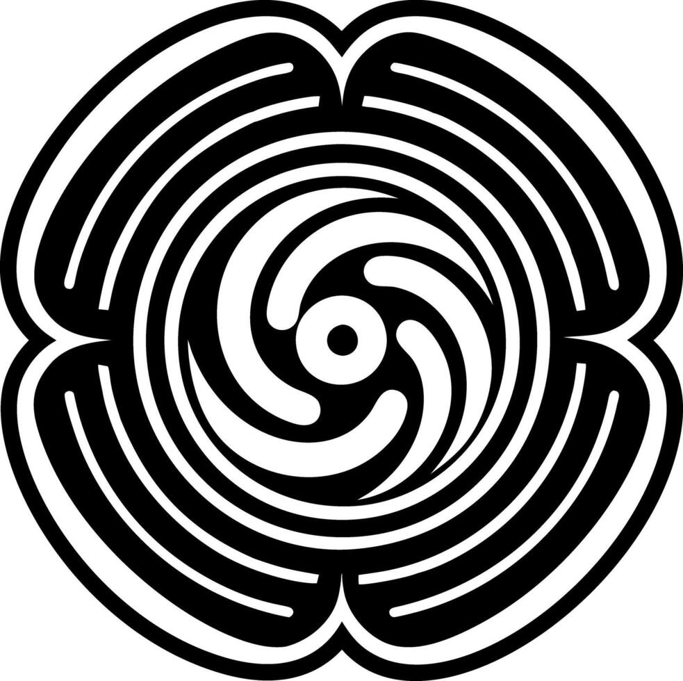 Healing wave icon in filled style vector