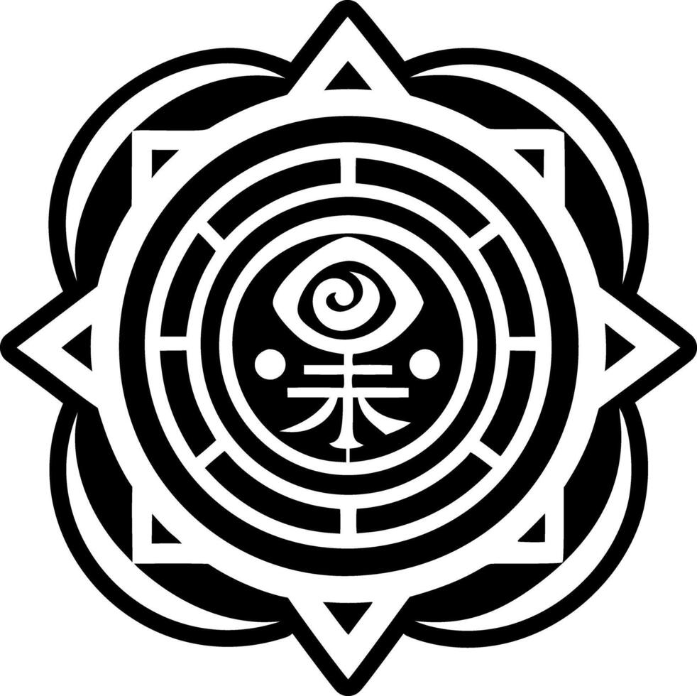 Cosmic energy icon in solid style vector