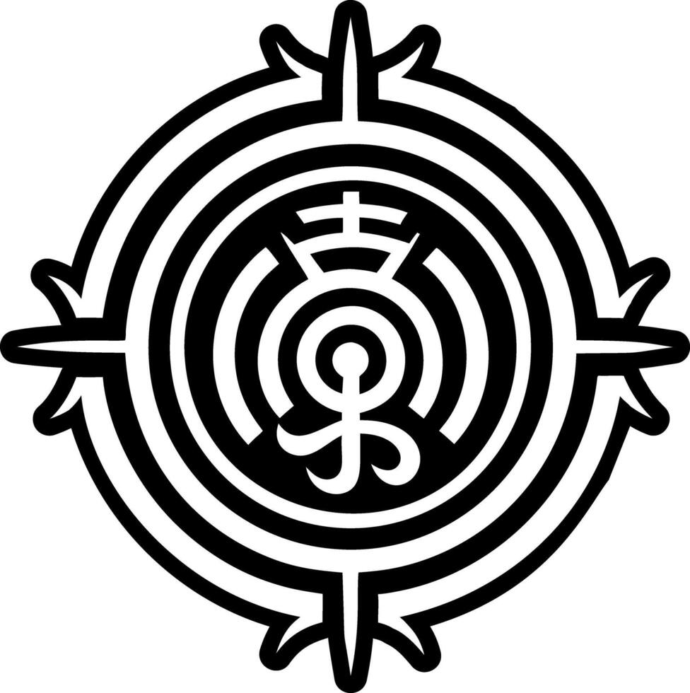 Power symbol icon in glyph style vector