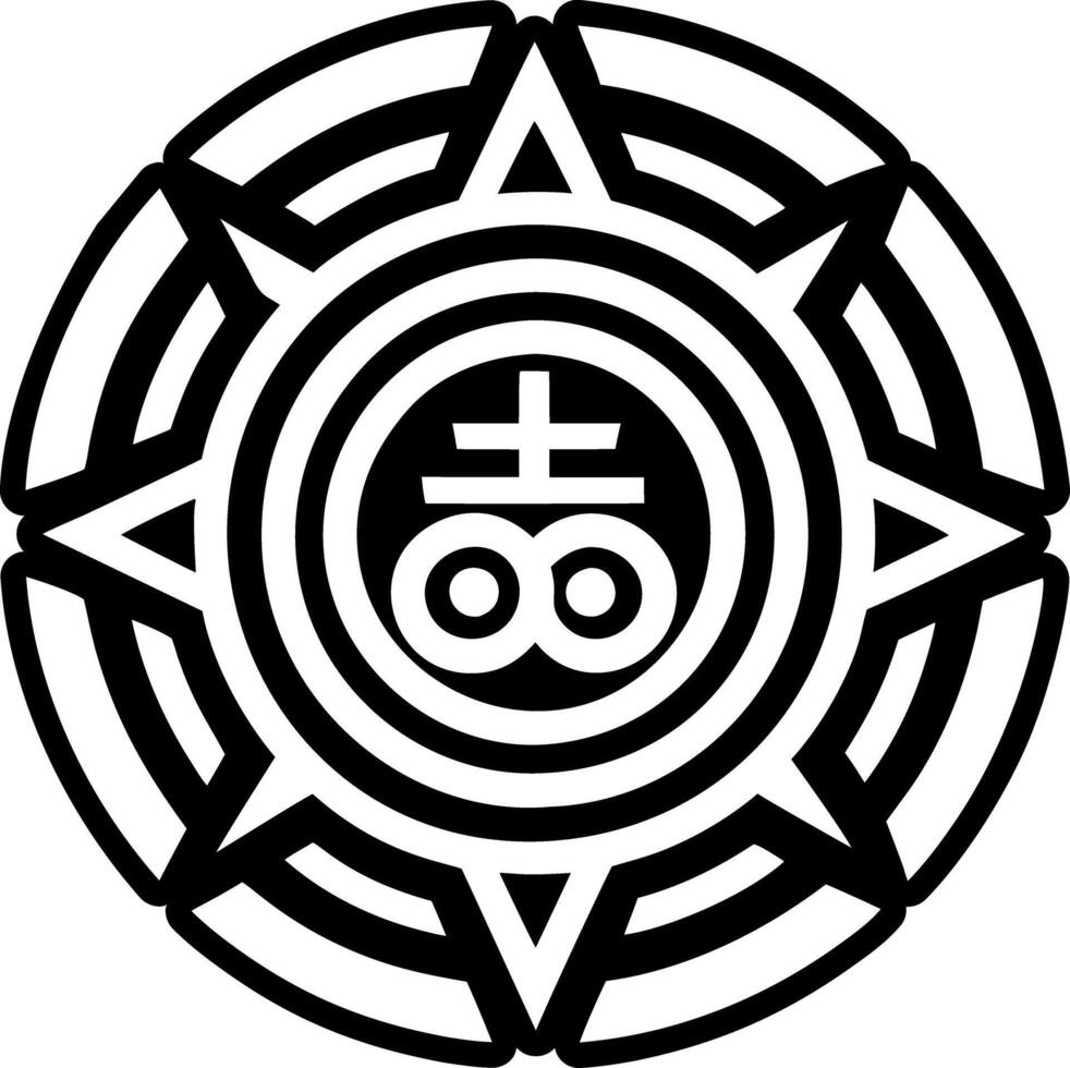 Power reiki icon in filled style vector