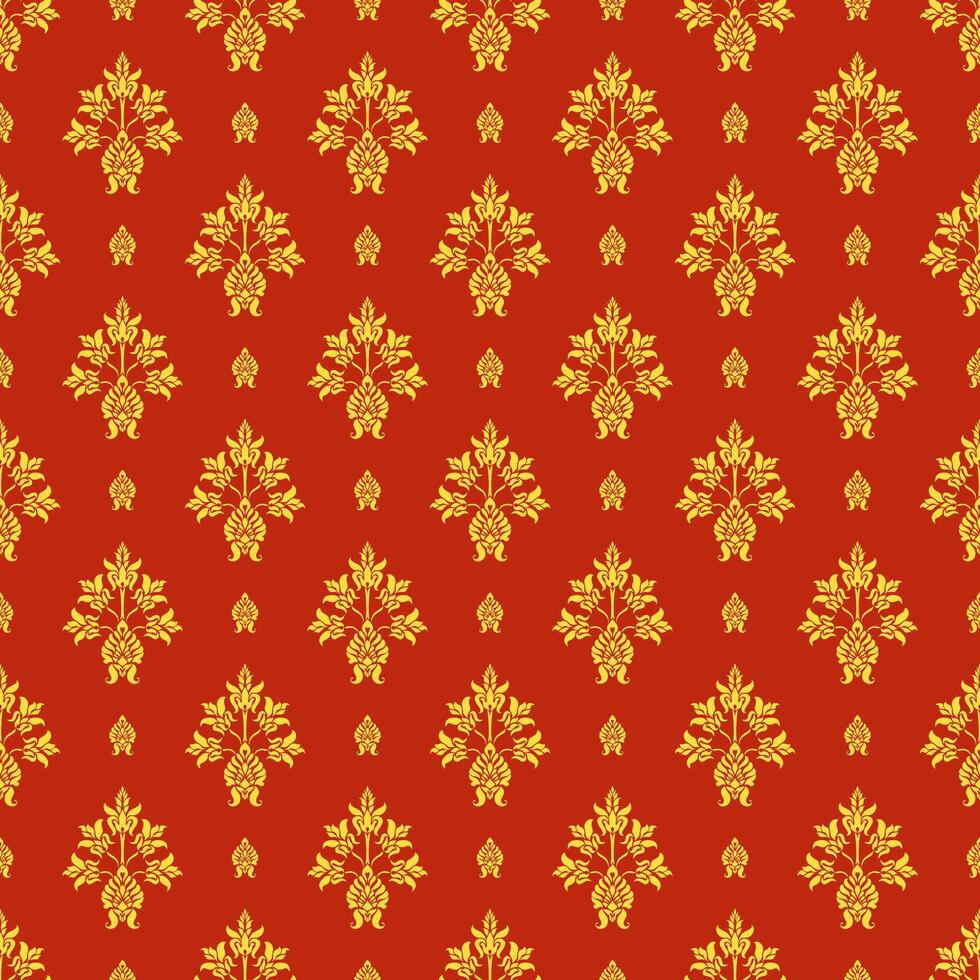 Graphic modern pattern. Seamless background. Abstract pattern in Arabian style. yellow texture on red background. vector