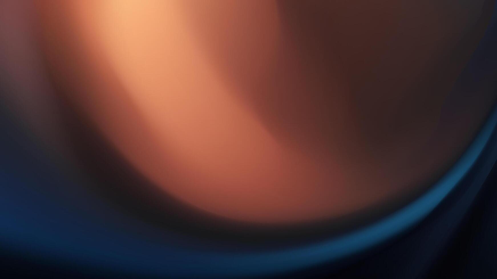 Abstract background with flowing bronze and blue hues vector