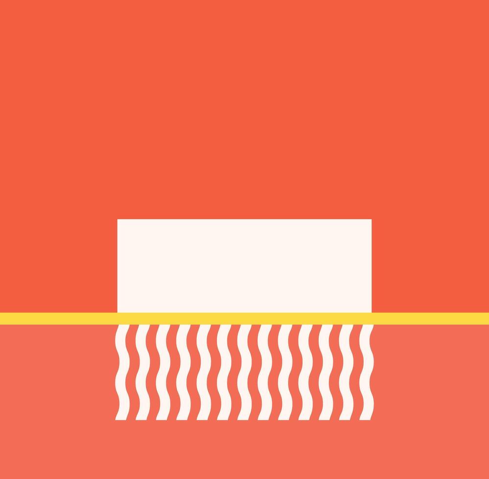 Illustration paper shredding unique design cartoon vector