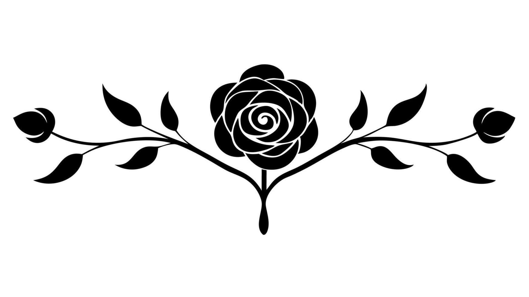 Free illustrations of floral underline designs. vector