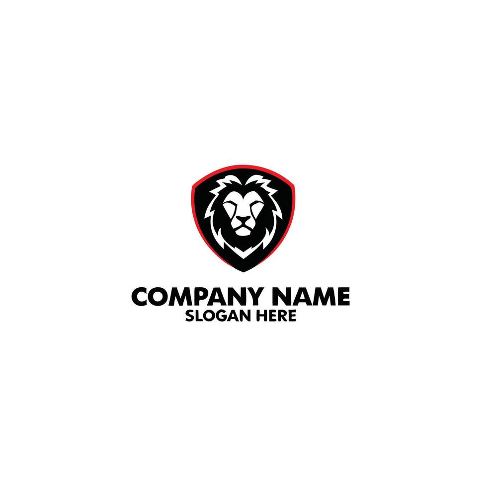 lion logo art vector
