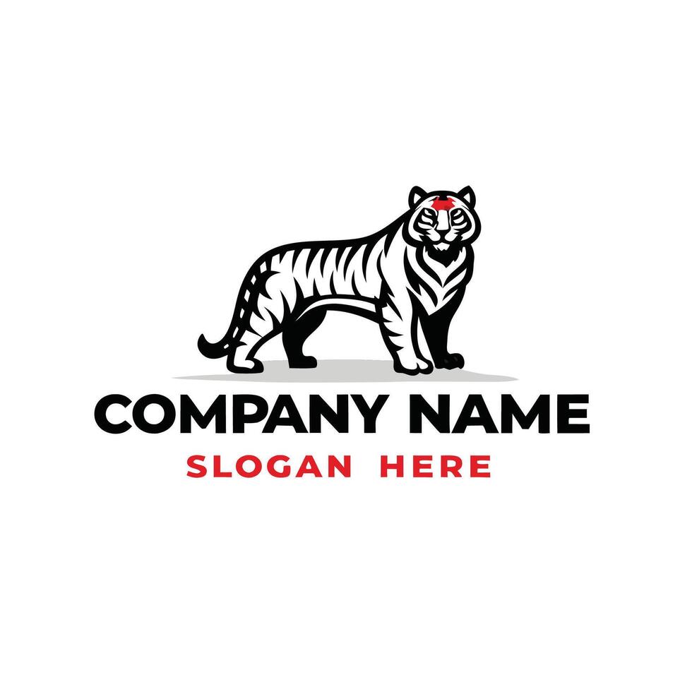 designs designs a tiger logo design vector